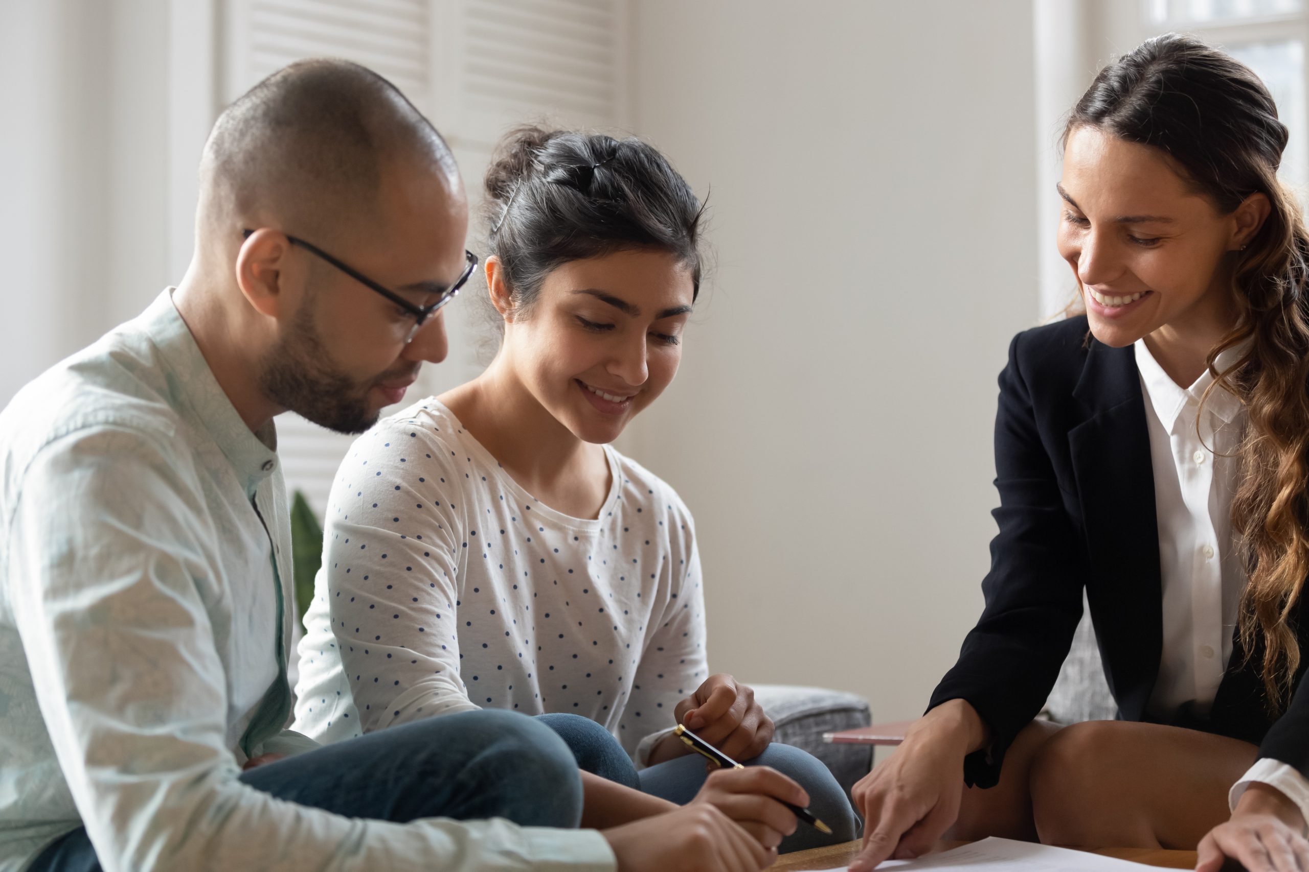 couple buying home after preapproval