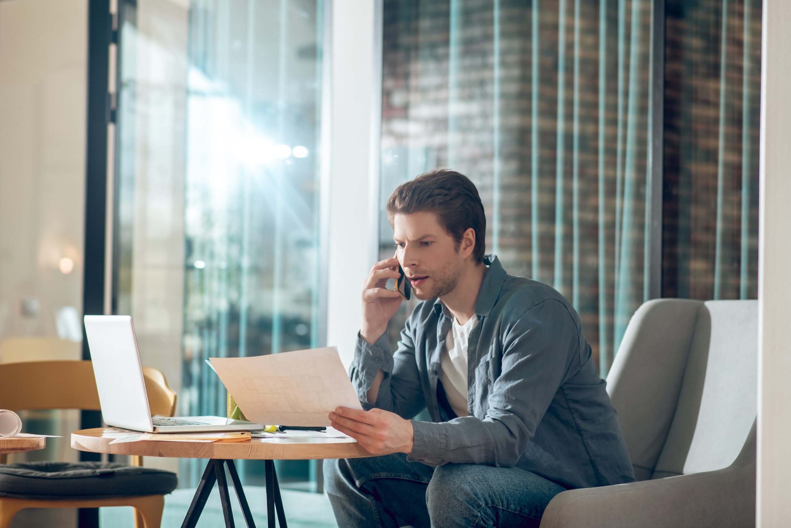 man learning about private mortgage insurance