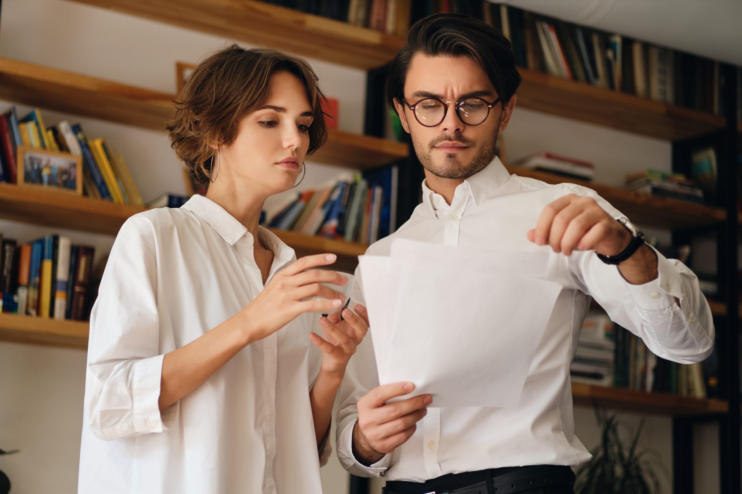 couple going through mortgage loan process | ABSM